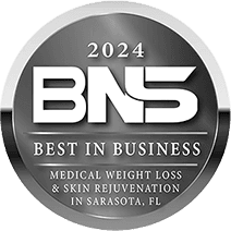 2024 Best in Business award, medical weight loss and skin rejuvenation in Sarasota